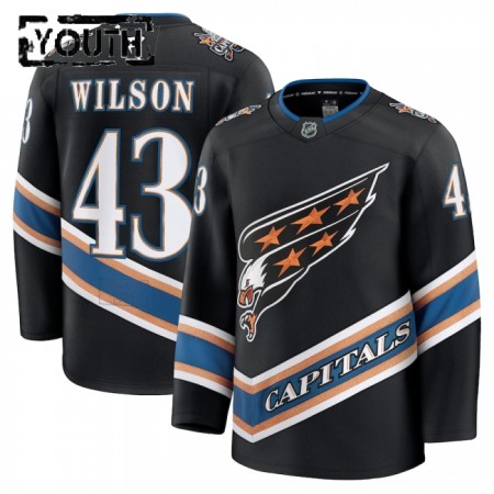 Washington Capitals tröja Fanatics Premium Tom Wilson 2024-25 Svart Tredje - NHL Tröjor Barn Washington Capitals tröja Fanatics Premium Tom Wilson 2024-25 Svart Tredje - NHL Tröjor Barn